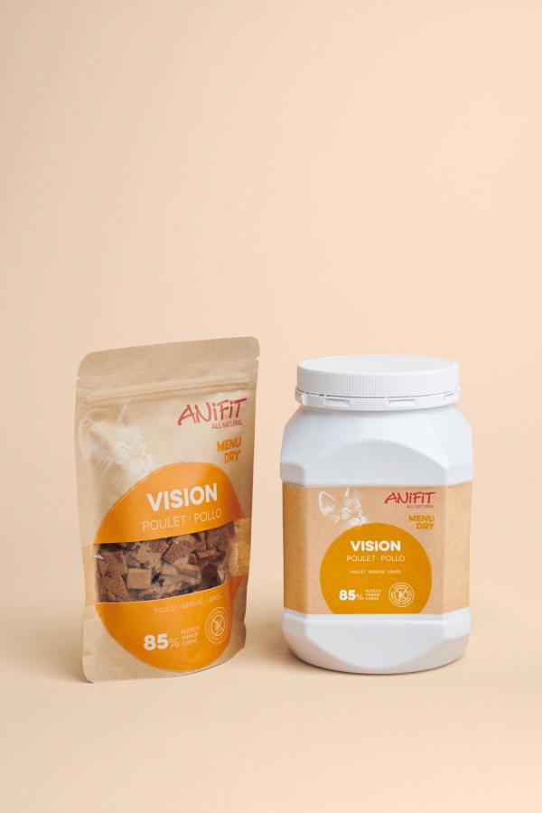 Croquettes Vision pour chats avec 85% de viande